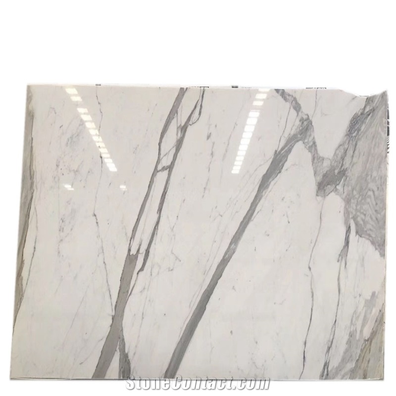 Laminate Panel Bianco Calacatta White Marble Tile
