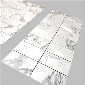 Laminate Panel Bianco Calacatta White Marble Tile