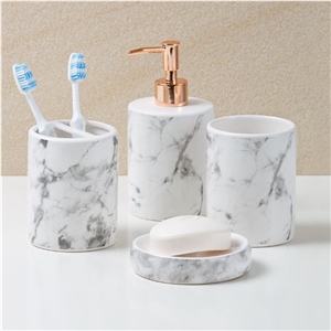 Marble Bathroom Products Tree Black Customized