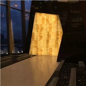 Natural Stone Bamboo Onyx Tiles Wall Cladding