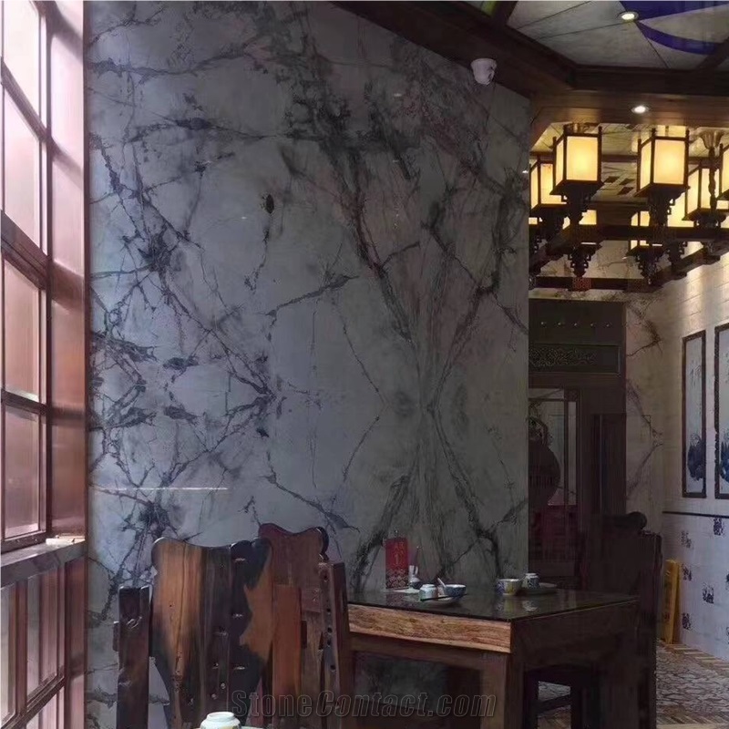 Snow White Marble Slabs and Wall Tile