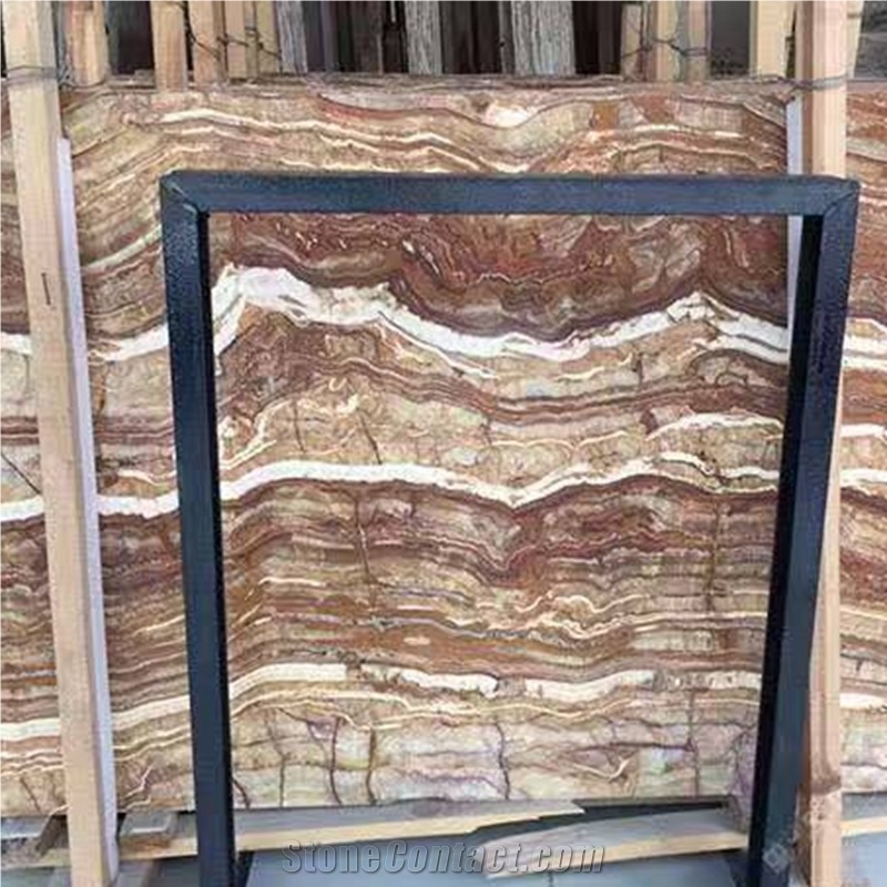 Yellow Tiger Onyx Slabs