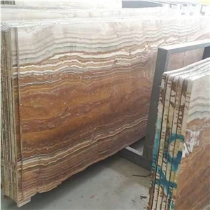 Yellow Tiger Onyx Slabs