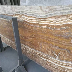 Yellow Tiger Onyx Slabs