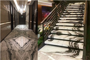 China Panda White Marble Flooring and Walling Tile