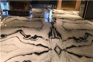 China Panda White Marble Flooring and Walling Tile
