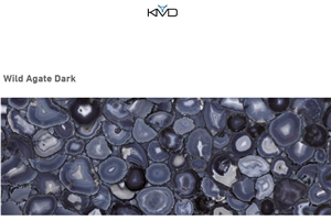 Wild Agate Dark Semiprecious Stone