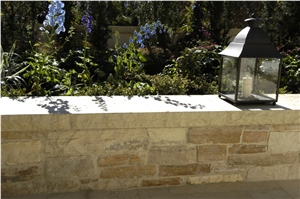 Santa Barbara Sandstone Wall Coping
