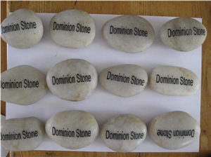 Customized Engraved Letter Pebble Stone