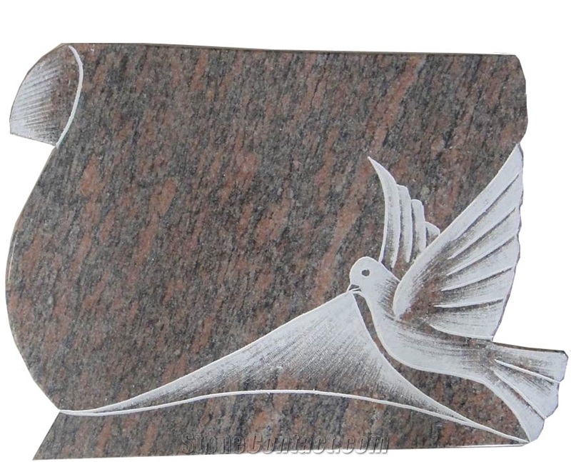 Customized Natural Granite Pet Memorial
