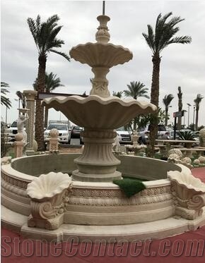 Garden Decoration Large Size Marble Fountain