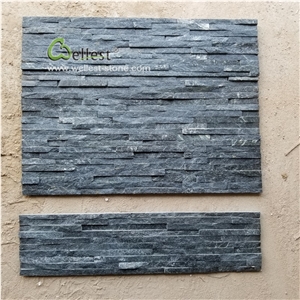 Black Slate Quartzite Wall Cladding Ledge Stone