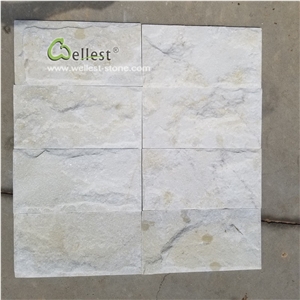 Natural Mushroom White Beige Quartzite Stone