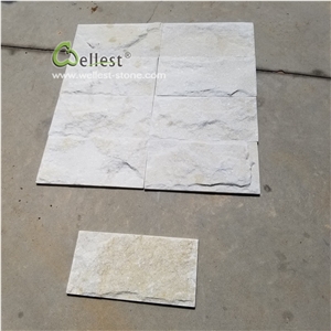 Natural Mushroom White Beige Quartzite Stone