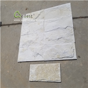 Natural Mushroom White Beige Quartzite Stone