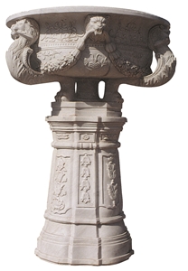 Large Marble Big Flowerpot Planter Urn