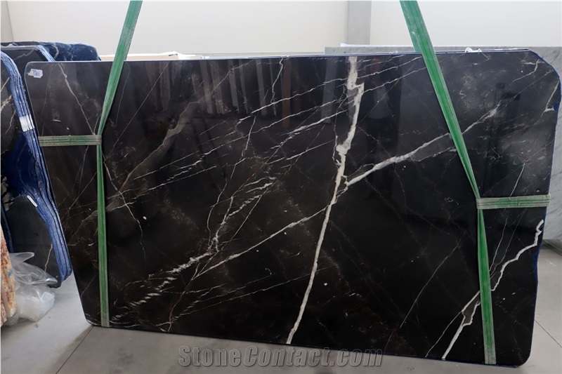 Calacatta Black Marble Slabs