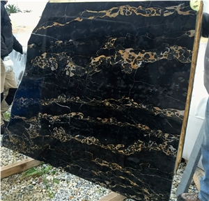 Portoro Gold Marble Tiles & Slabs