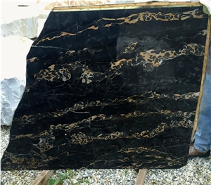 Portoro Gold Marble Tiles & Slabs