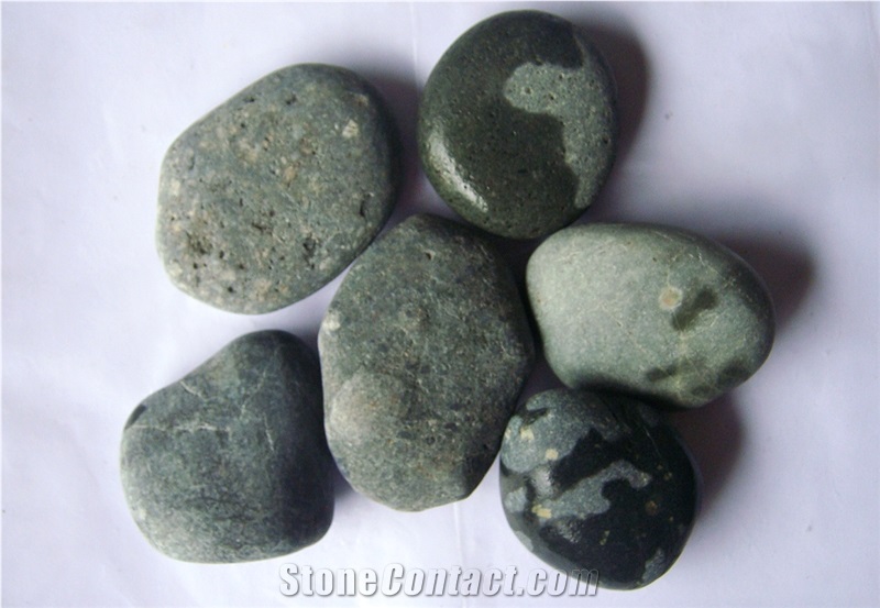 Swarthy Black - Black Pebble Beach Stone