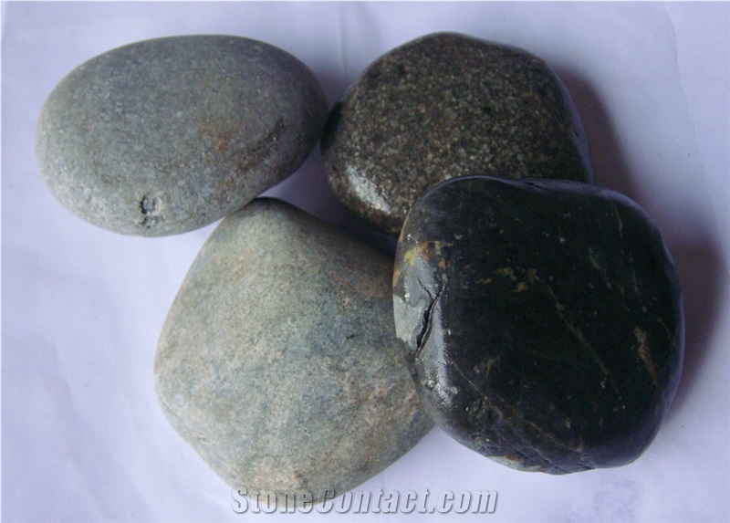 Swarthy Black - Black Pebble Beach Stone