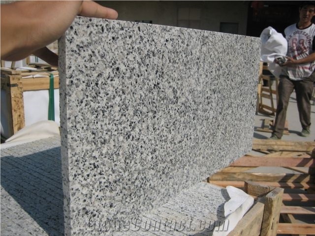 Polished Grey G640 Granite Stair Step Tread Riser