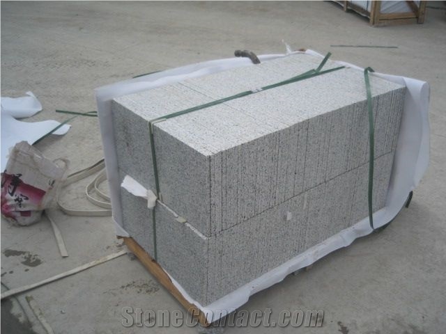 Polished Grey G640 Granite Stair Step Tread Riser