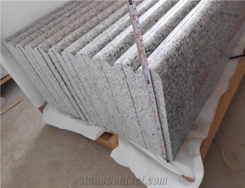 Polished Grey G640 Granite Stair Step Tread Riser