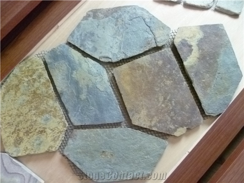 Slate Flagstone Wall, Flagstone Pavers Cheap