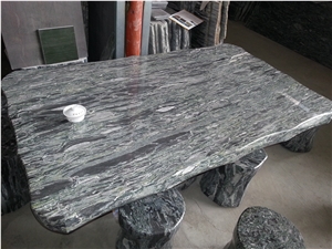 Yunnan Multicolored Wave Green Green Marble Verde