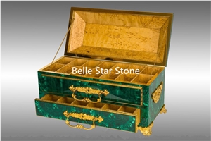 Malachite/Green Jade Precious Stone Balustrades