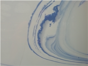 Blue Crystallized Nano Stone Panels for Wall Tiles