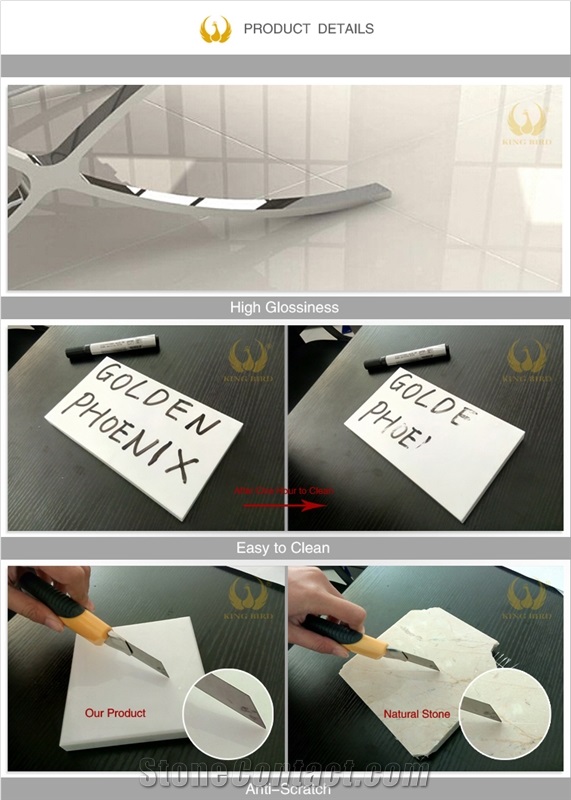 Glossy Artificial Nano Crystallized Slabs