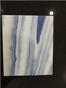 Nano Crystal Marble Slabs & Floor Tiles in Blue