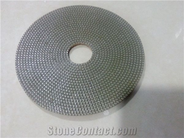 Faster Polish Electroplated Diamond Polishing Pad