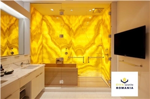 Onix Multicolor Din Pietre Semiprecious Stone Bath Design