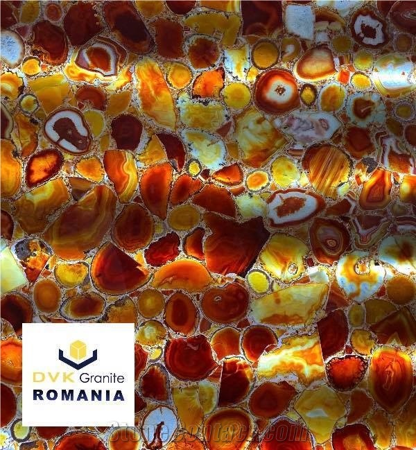 Onix Multicolor Din Pietre Semiprecious Stone Bath Design