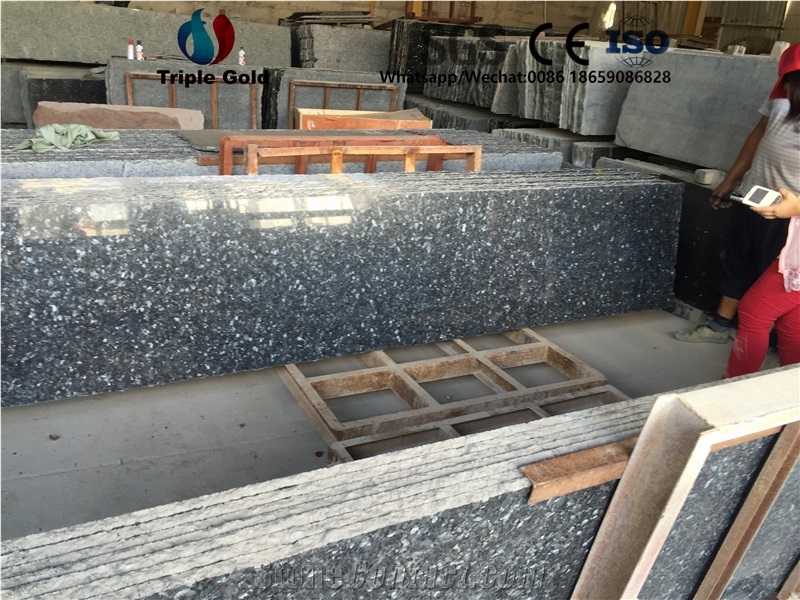 Blue Pearl Granite Versailles Ashlar Pattern