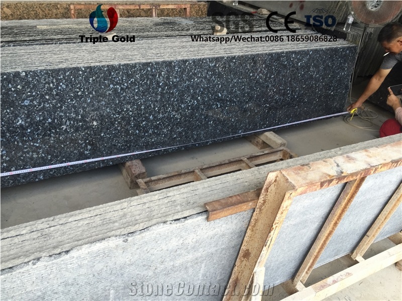 Blue Pearl Granite Versailles Ashlar Pattern
