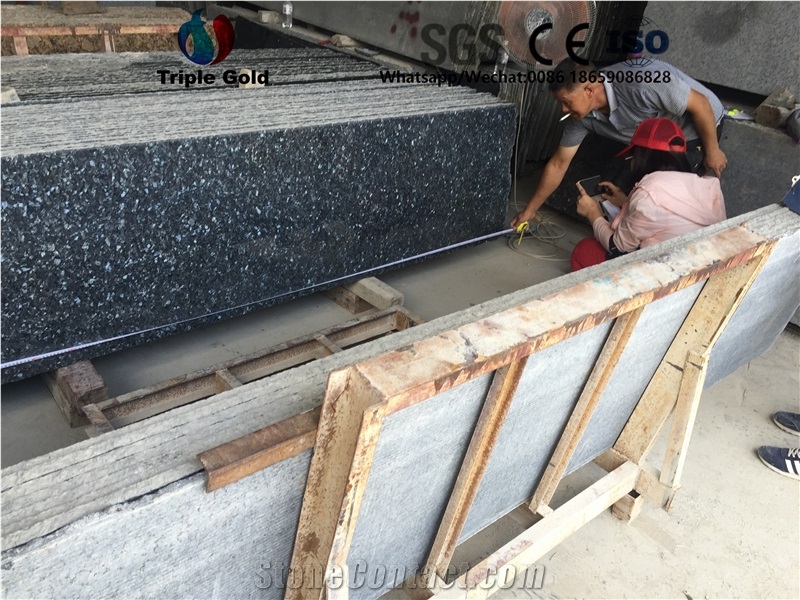 Blue Pearl Granite Versailles Ashlar Pattern