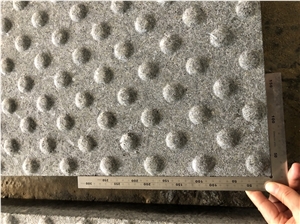 Black Angola Granite Pave Stone Tactile Paver