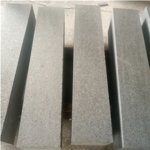 Black Pearl Basalt New G684 Flamed Kerbstone