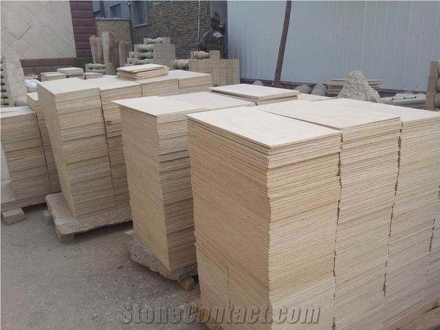 China Yellow Sandstone Block