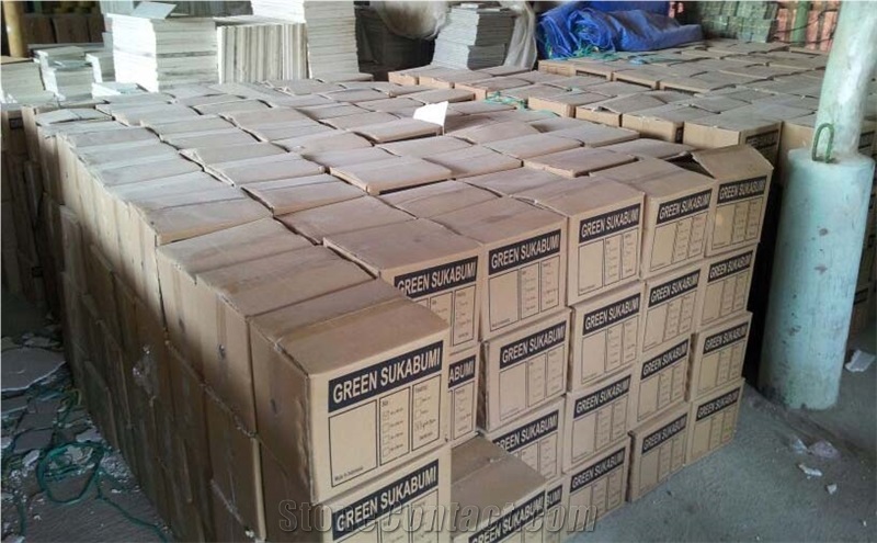 Bali Green Stone Pool Tiles Premium Quality