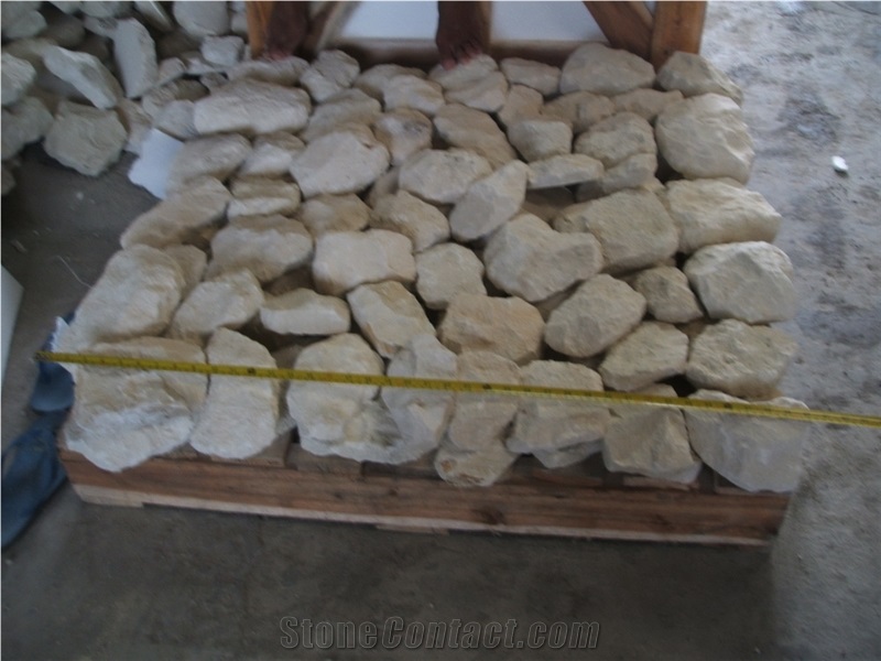 Bali Scaled White Limestone Building Stones, Masonry & Walling
