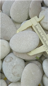 Bali White Beach Pebble Loose Walkway