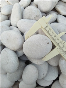 Bali White Pebble Stone Walkway