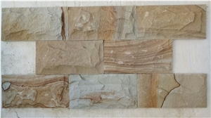 Bali Yellow Sandstone Mushroomed Exterior Wall