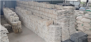 Bali Yellow Sandstone Mushroomed Exterior Wall