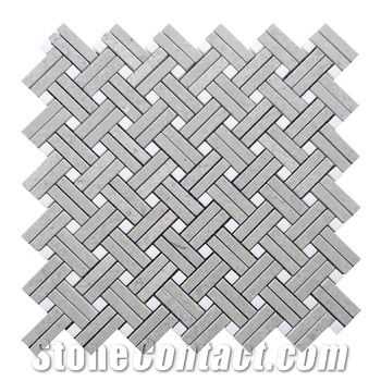Cinderella Shaw Grey Marble Polish Mosaic Tile